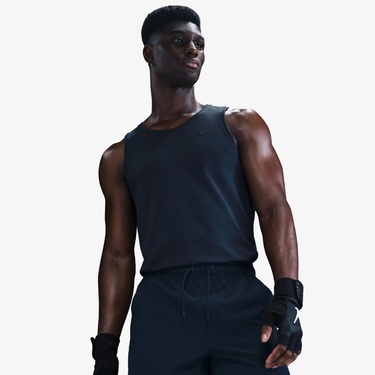  Nike Dri-Fit Primary Erkek Mavi Kolsuz T-Shirt