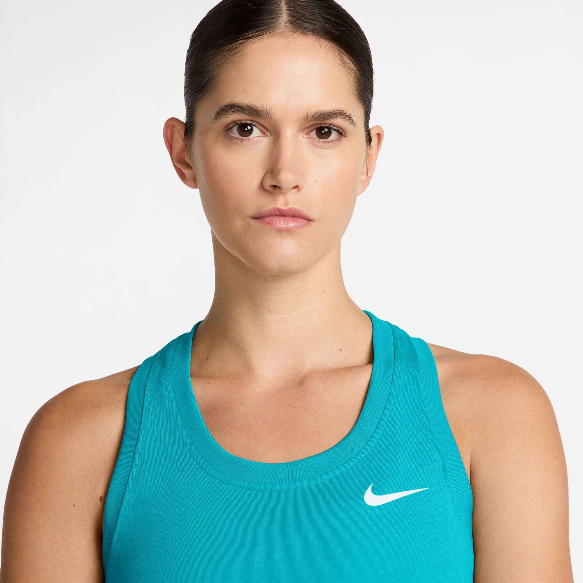 Nike Dri-Fit Racerback Kadın Yeşil Kolsuz T-Shirt
