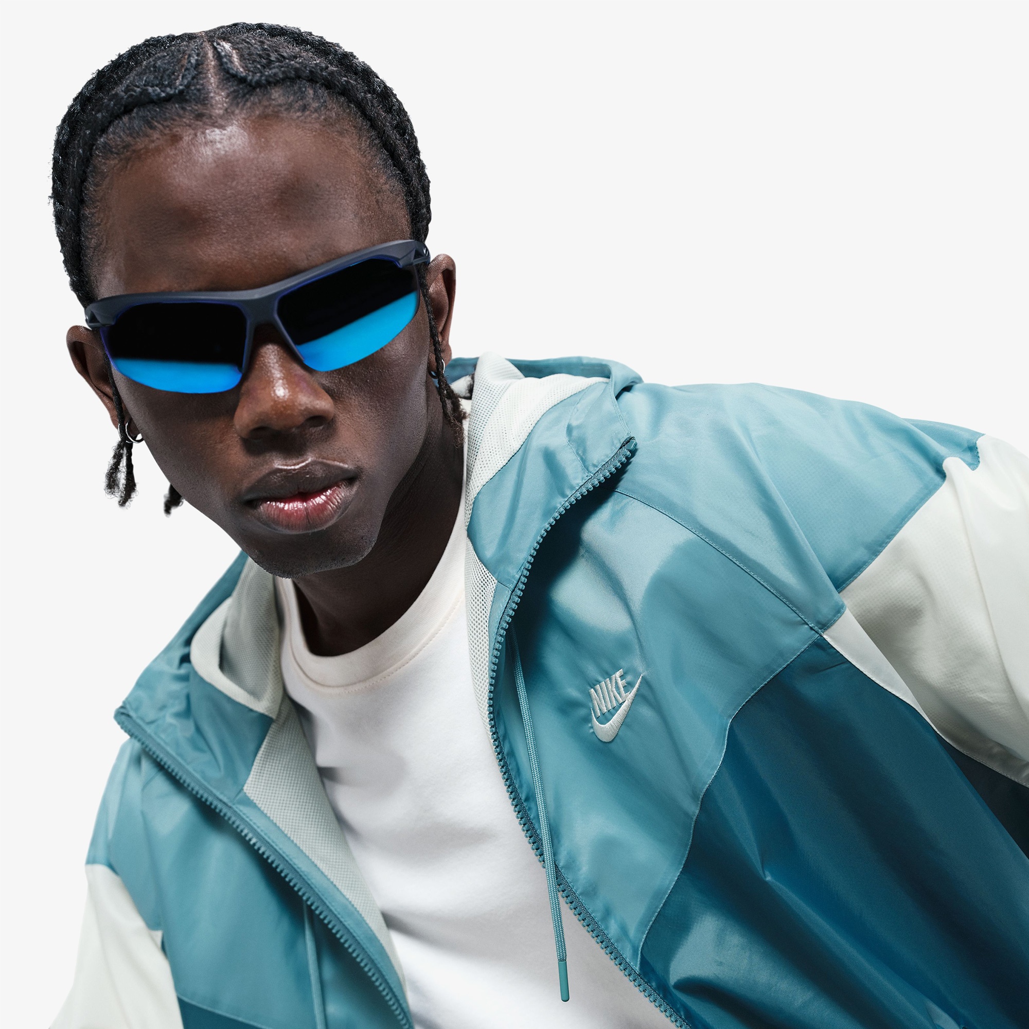 Nike Sportswear Heritage Essentials Windrunner Erkek Mavi Ceket