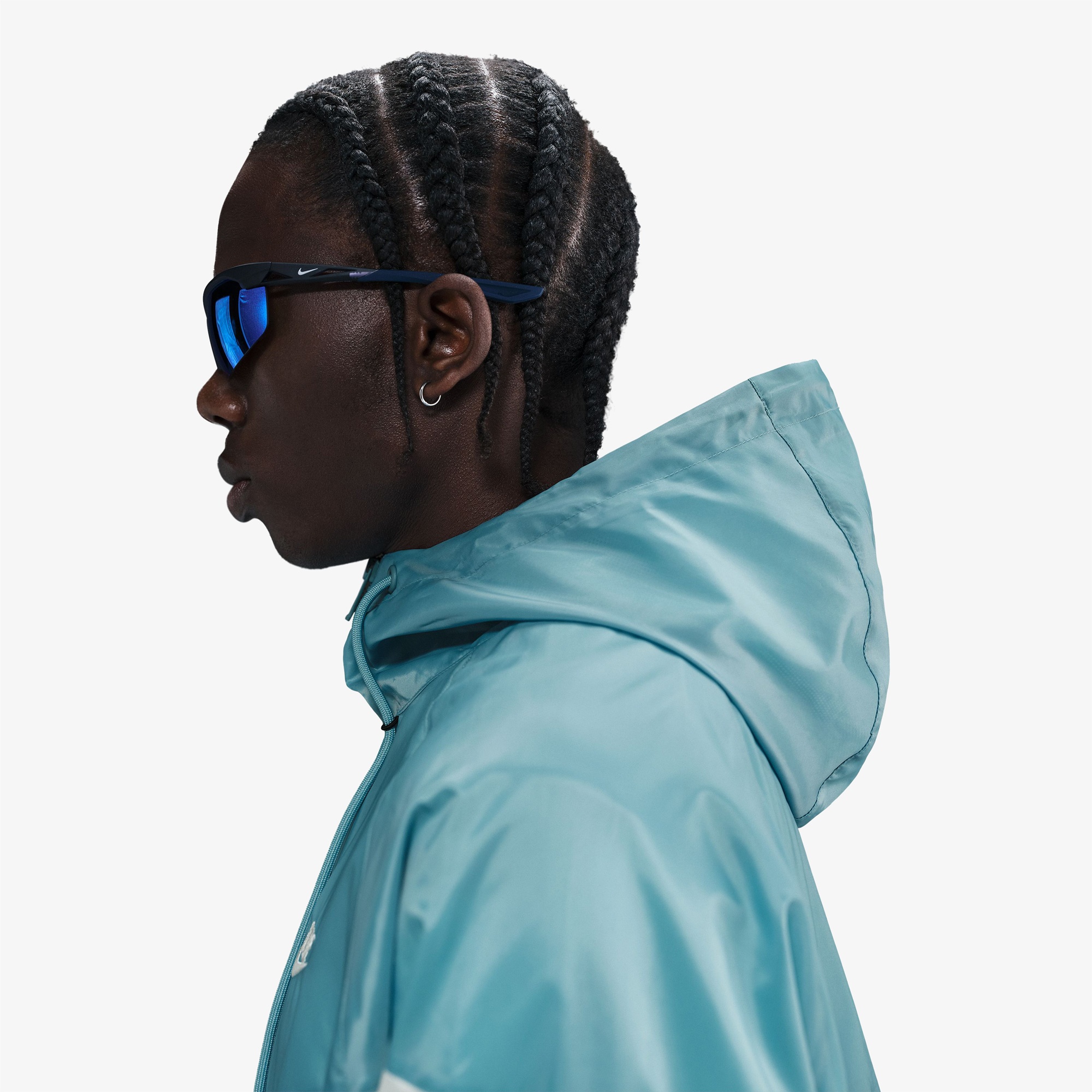 Nike Sportswear Heritage Essentials Windrunner Erkek Mavi Ceket