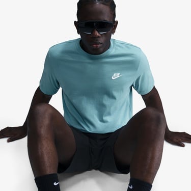  Nike Sportswear Club Erkek Mavi T-Shirt