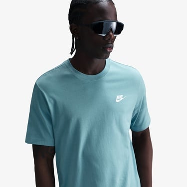  Nike Sportswear Club Erkek Mavi T-Shirt