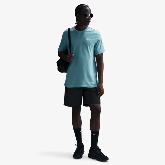  Nike Sportswear Club Erkek Mavi T-Shirt