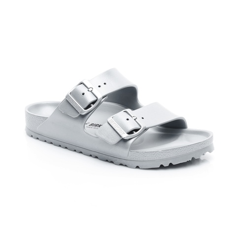  Birkenstock Arizona EVA Metallic Kadın Gri Terlik