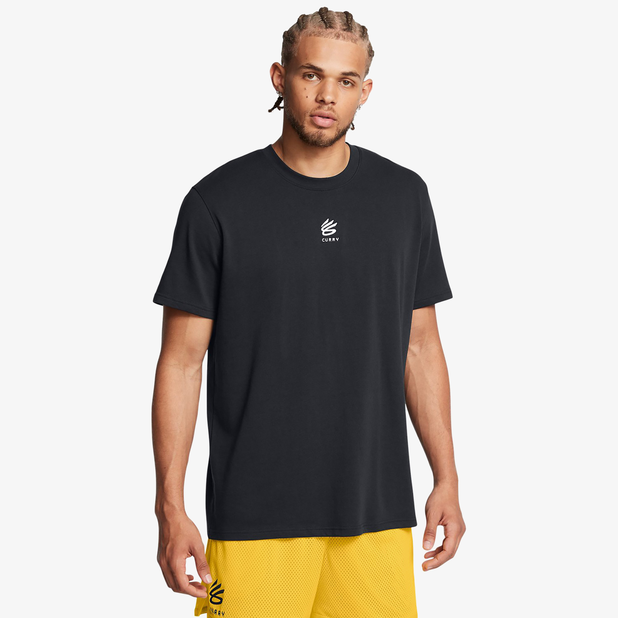  Under Armour Heavyweight Erkek Siyah T-Shirt