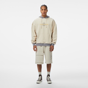  UNITED4 Zaki Erkek Krem Hoodie