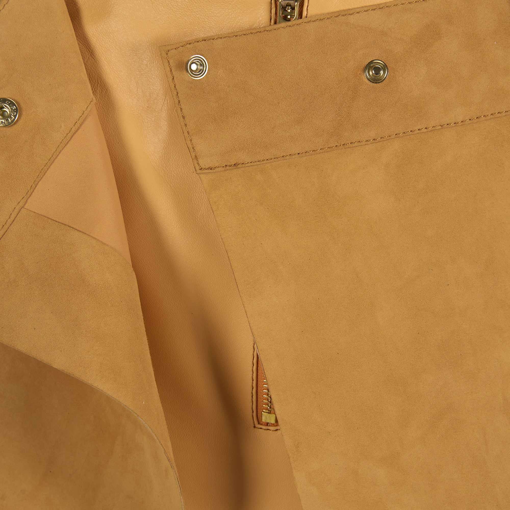 Kadın Turuncu Mini Süet Etek