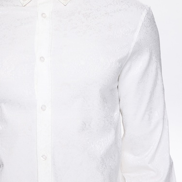  Les Benjamins Classic Unisex Beyaz Gömlek