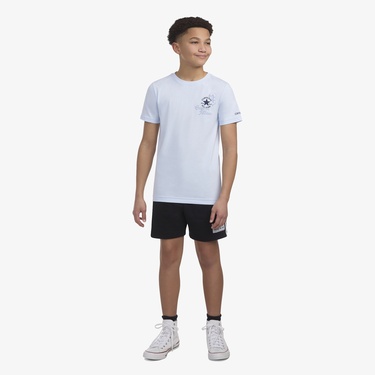  Converse Chuck Taylor All Star Çocuk Açık Mavi T-Shirt