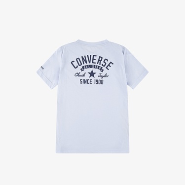  Converse Chuck Taylor All Star Çocuk Açık Mavi T-Shirt