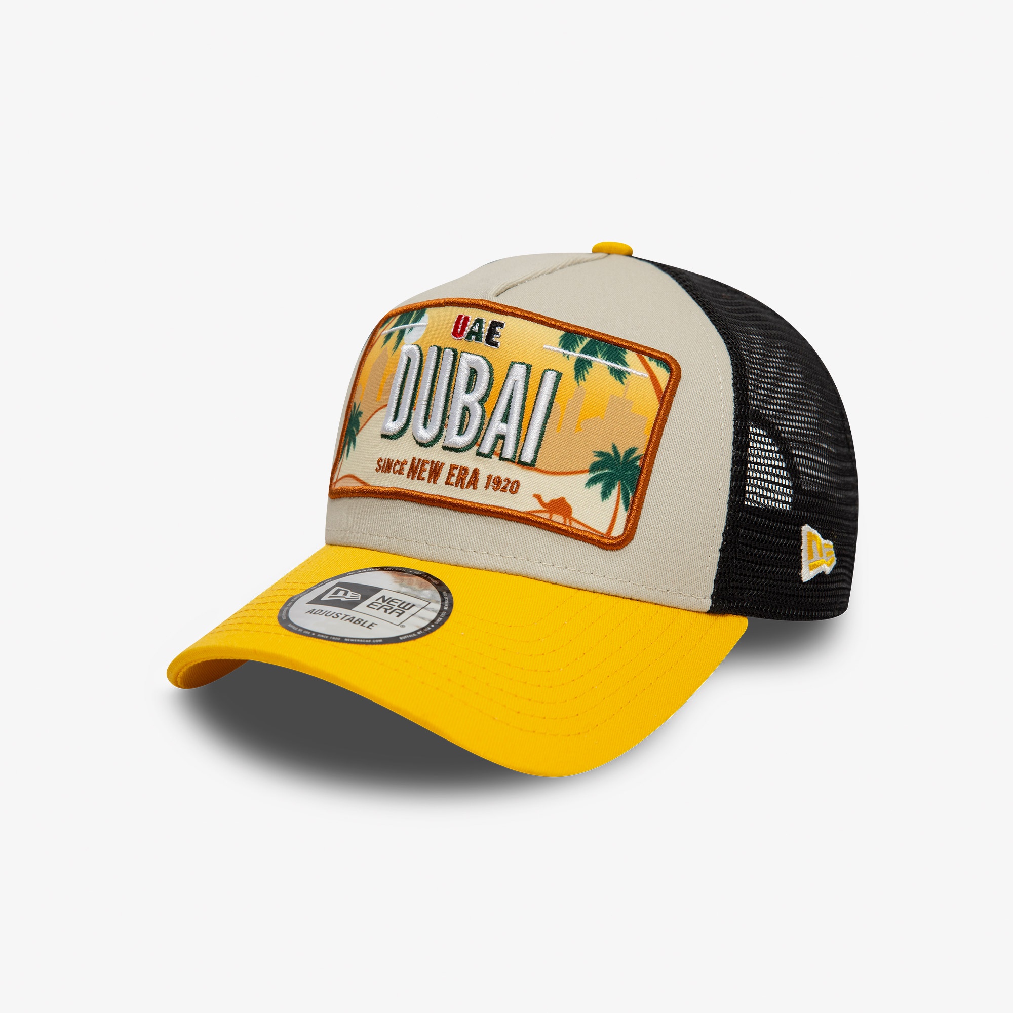 New Era License Plate Dubai Unisex Sarı Şapka