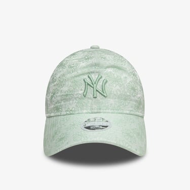  New Era Floral New York Yankees Kadın Yeşil Şapka