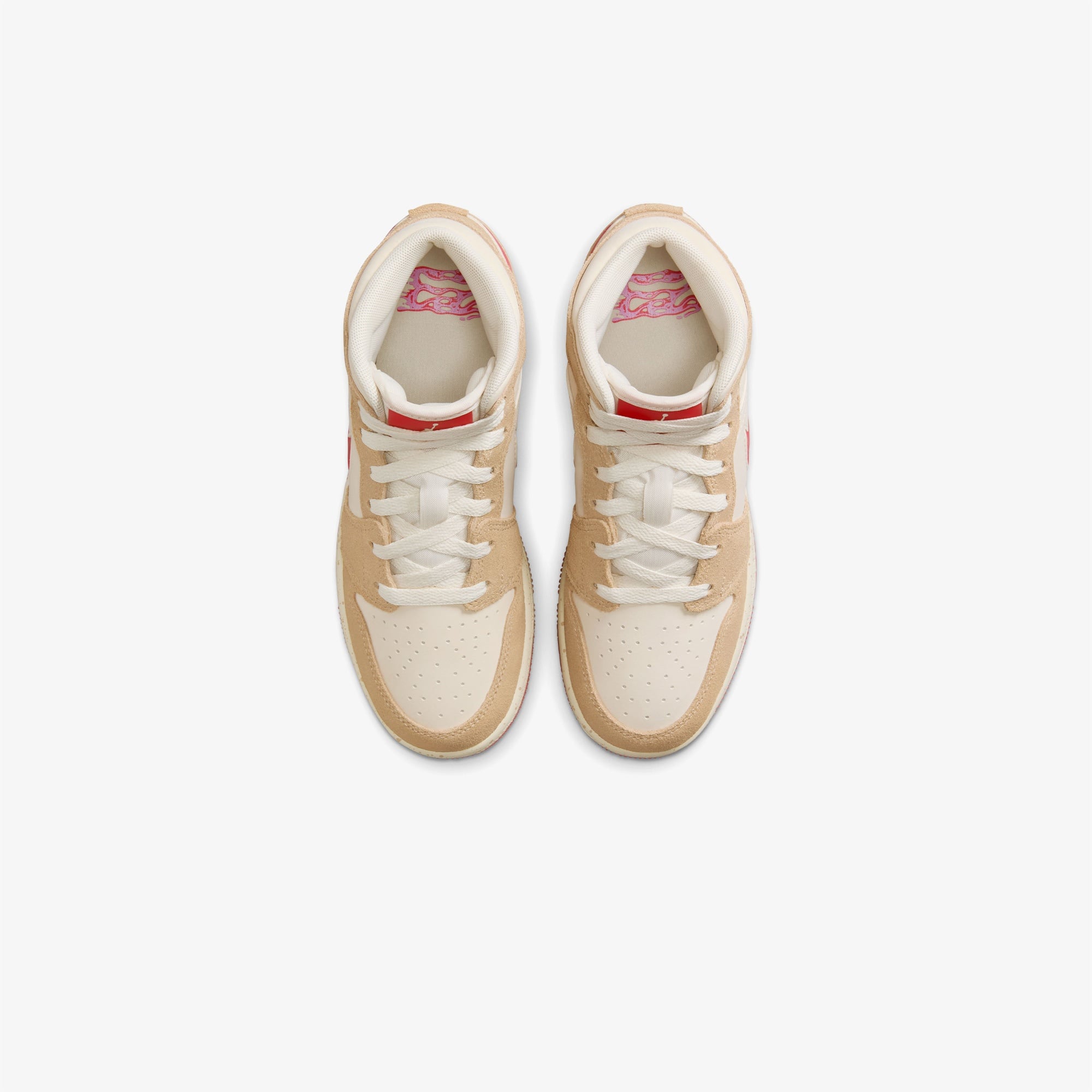 Jordan Air 1 Mid SE Genç Çocuk Kahverengi Spor Ayakkabı