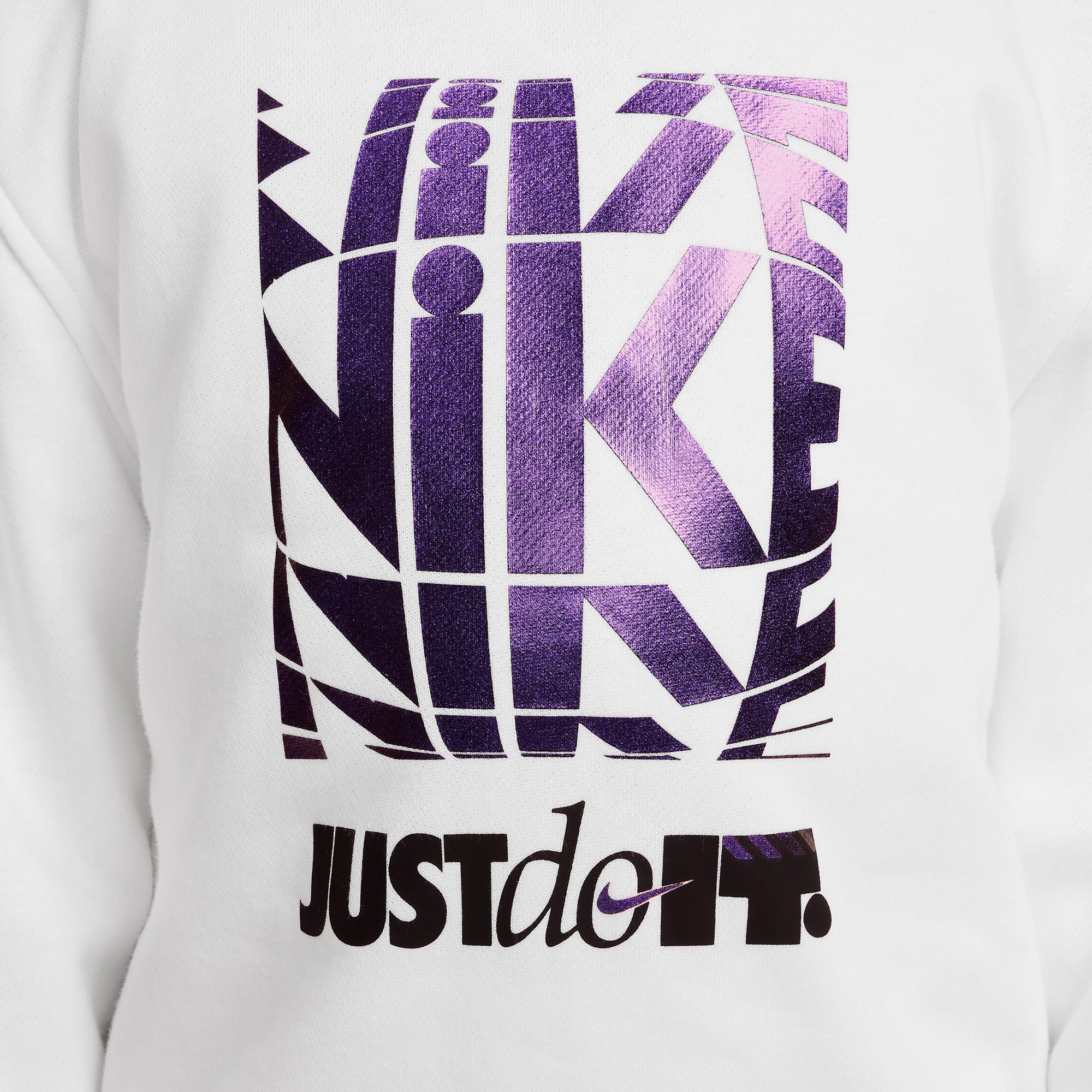 Nike Sportswear Club Crew Çocuk Beyaz Sweatshirt