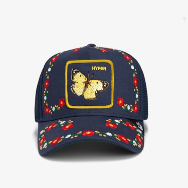  Goorin Bros Hyper Floral Unisex Lacivert Şapka