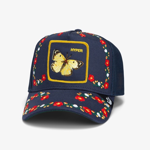  Goorin Bros Hyper Floral Unisex Lacivert Şapka