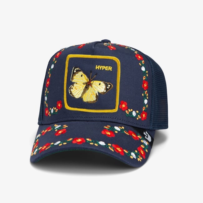  Goorin Bros Hyper Floral Unisex Lacivert Şapka