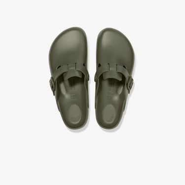  Birkenstock Boston Eva Erkek Yeşil Kapalı Terlik