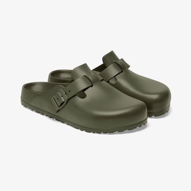  Birkenstock Boston Eva Erkek Yeşil Kapalı Terlik