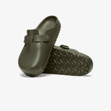  Birkenstock Boston Eva Erkek Yeşil Kapalı Terlik