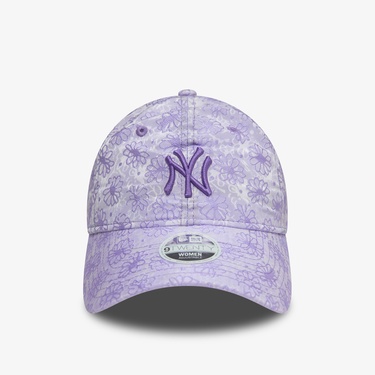  New Era Floral New York Yankees Kadın Mor Şapka