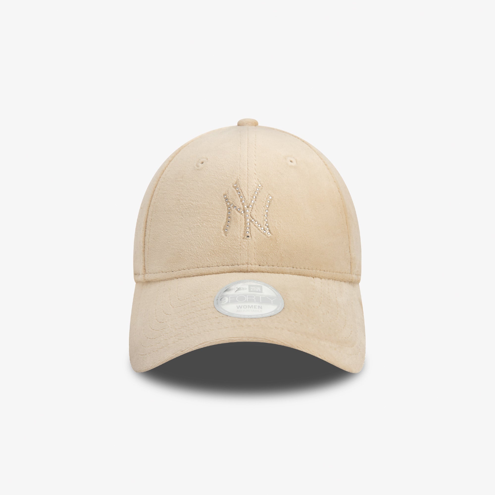 New Era New York Yankees Diamante 9Forty Kadın Bej Şapka