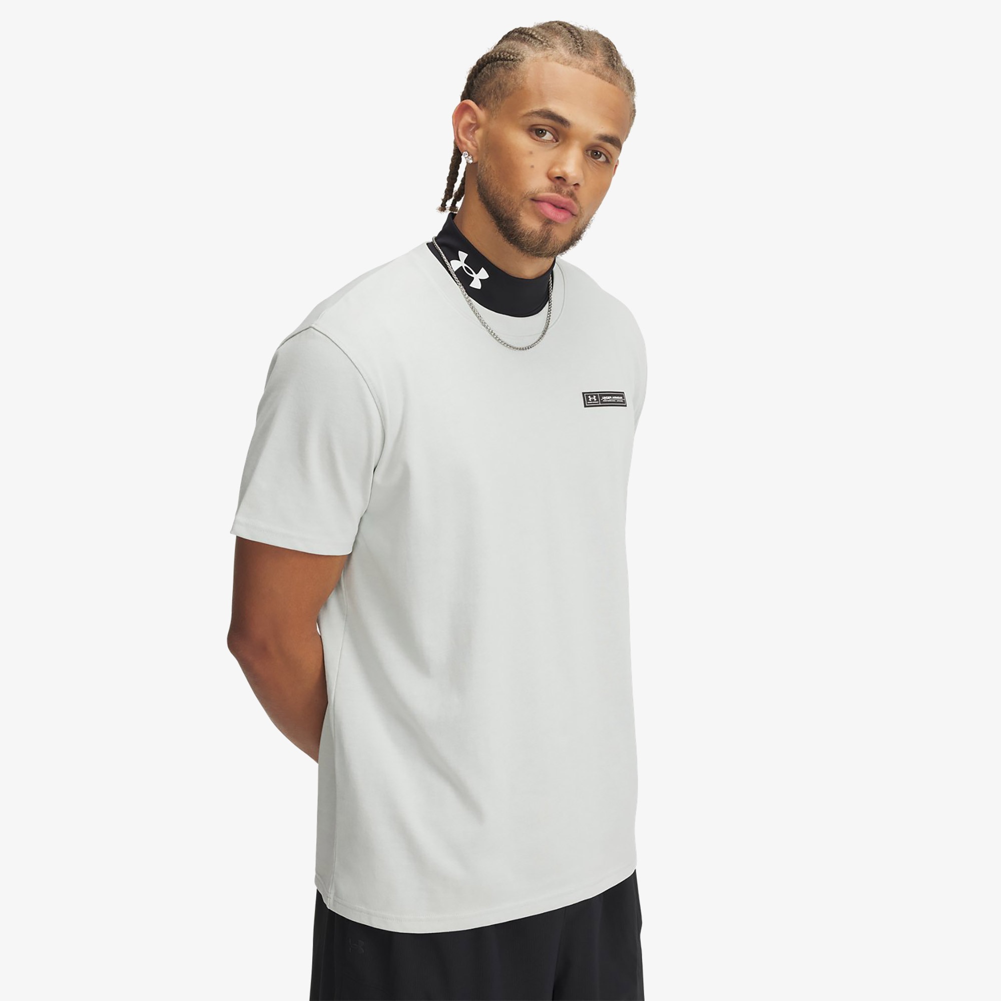 Under Armour Heavyweight Label Erkek Lacivert T-Shirt