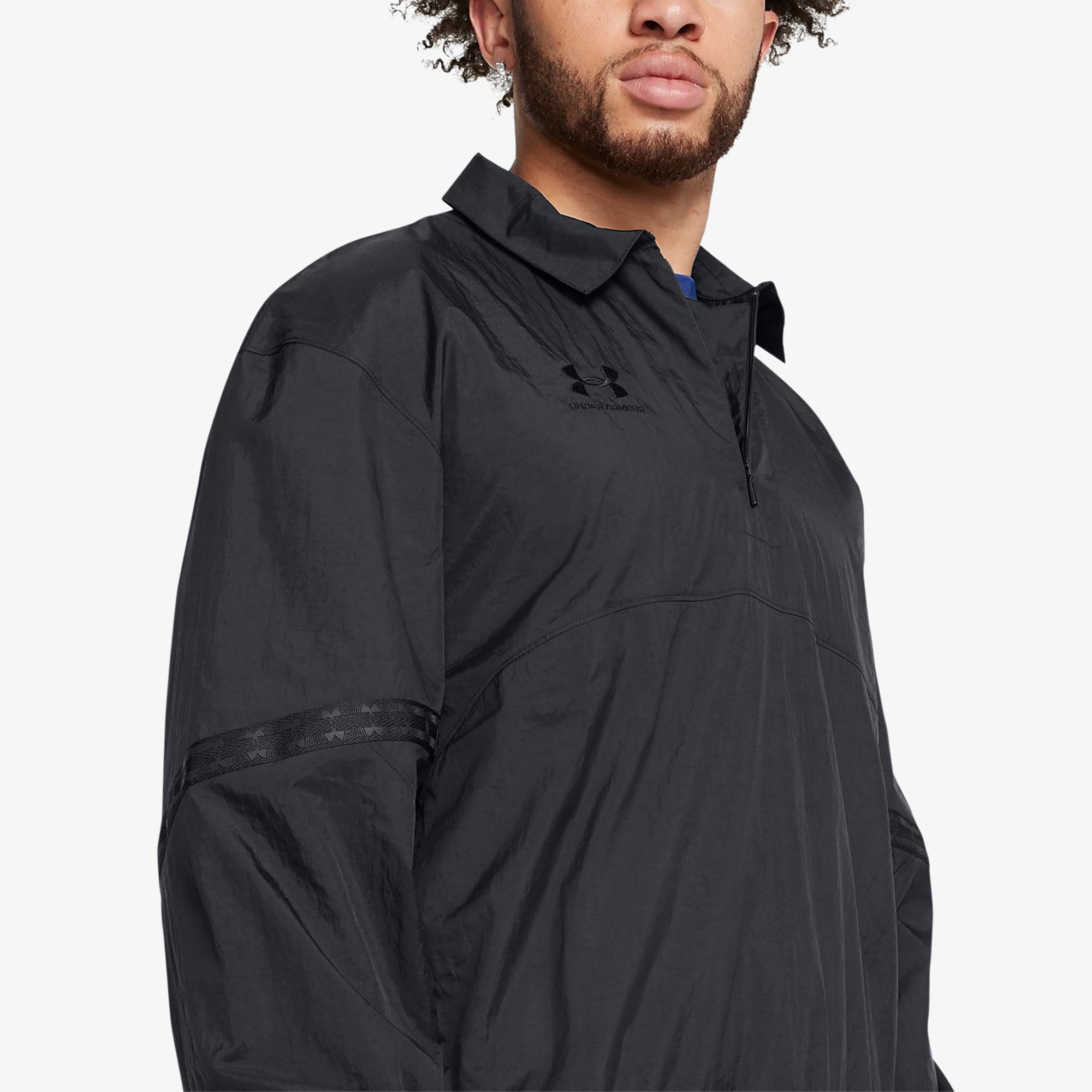 Under Armour 96 Terrace Drill Erkek Siyah Sweatshirt