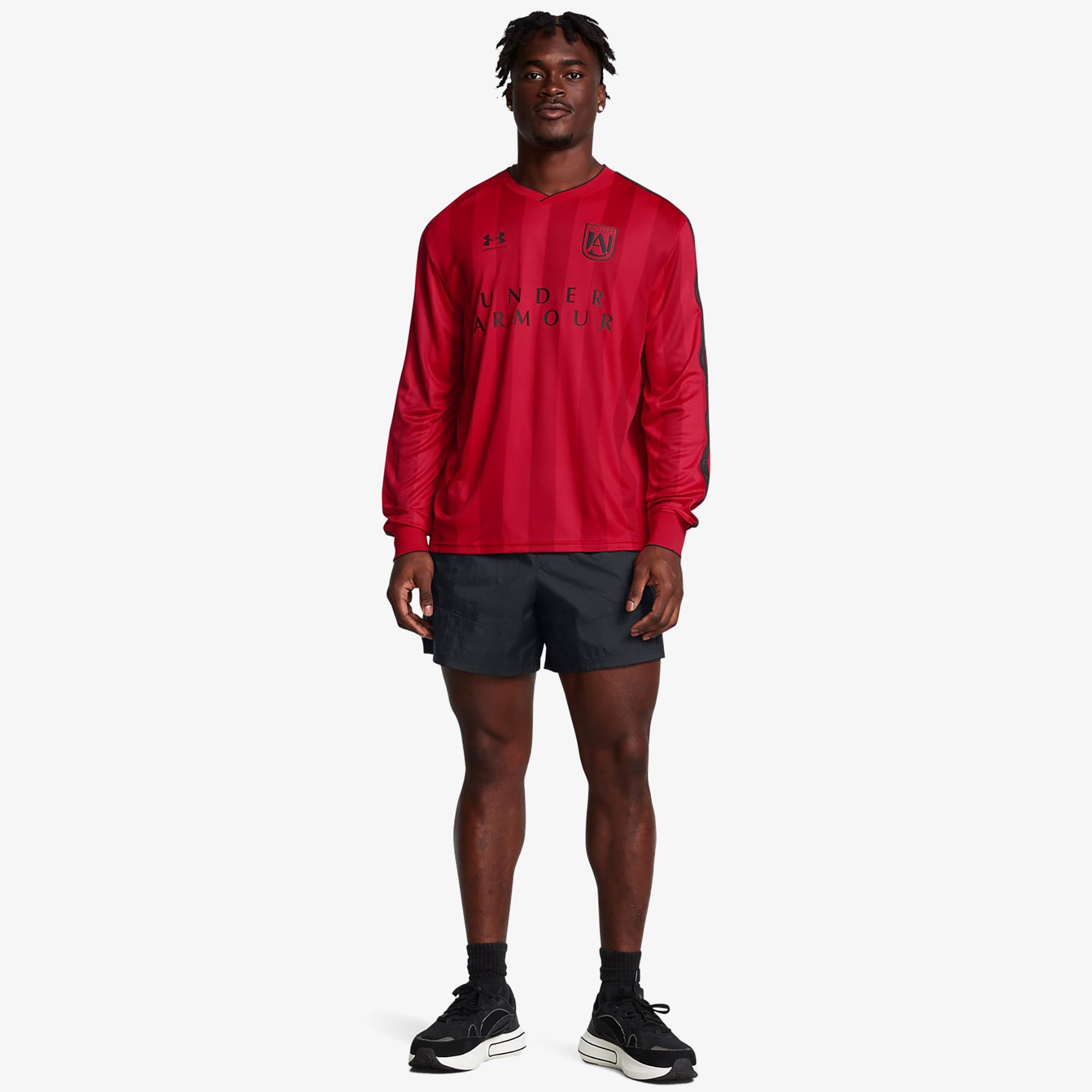  Under Armour 96 Terrace Dokuma Erkek Siyah Şort