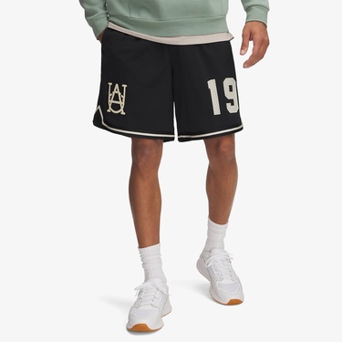  Under Armour Courtside 96 Hoop Erkek Siyah Basketbol Şortu