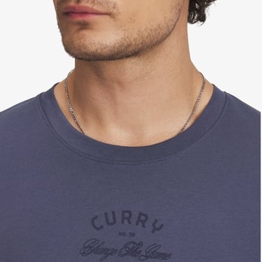  Under Armour Heavyweight Verbiage Erkek Lacivert T-Shirt