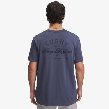  Under Armour Heavyweight Verbiage Erkek Lacivert T-Shirt