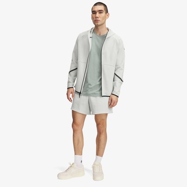  Under Armour Fleece Grid Erkek Gri Şort