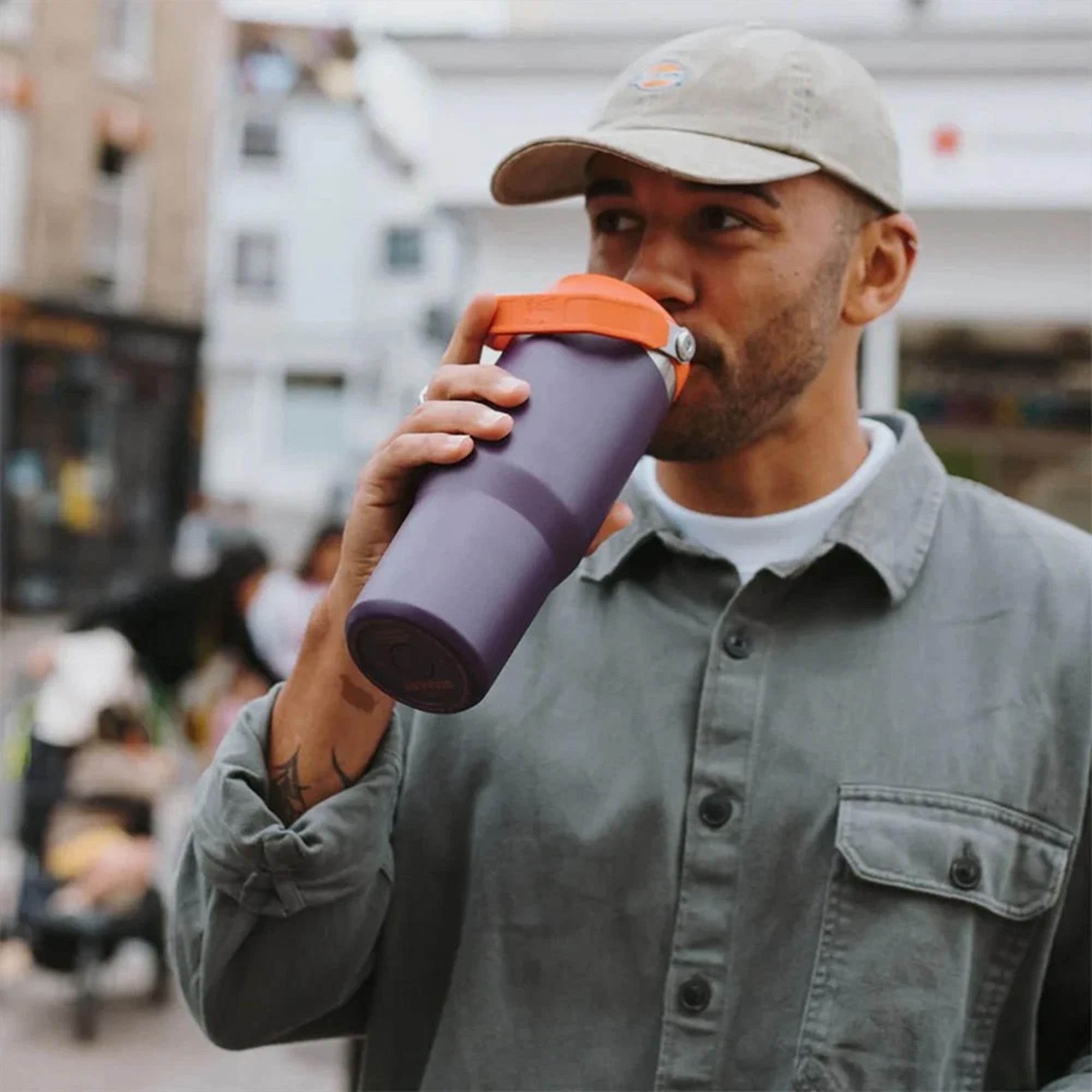 Stanley The IceFlow Flip Strawl 0.89L Mor Pipetli Termos