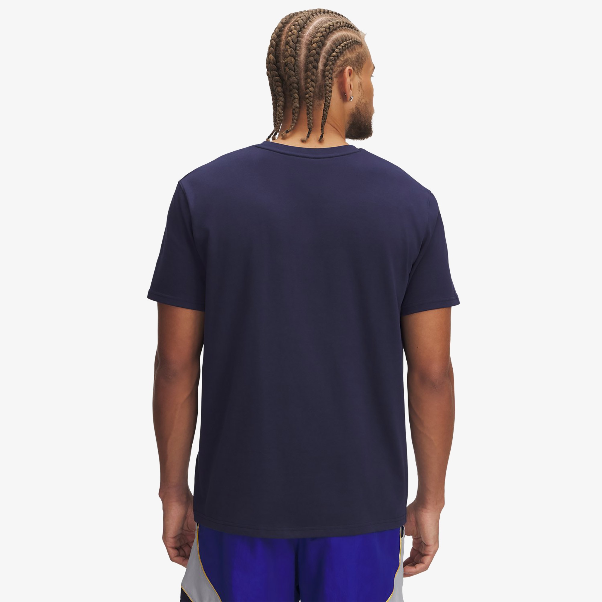 Under Armour Heavyweight LC Patch Erkek Lacivert T-Shirt