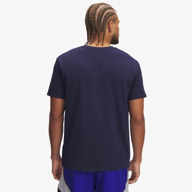  Under Armour Heavyweight LC Patch Erkek Lacivert T-Shirt