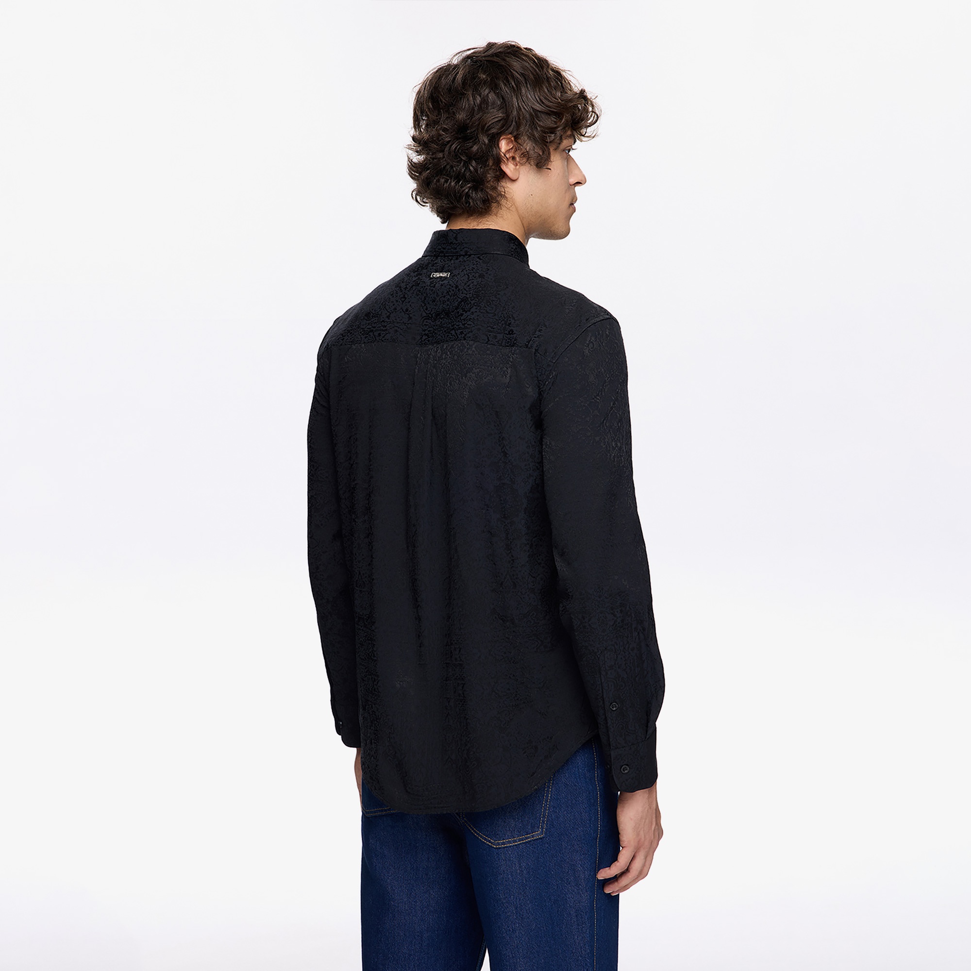 Les Benjamins Classic Unisex Siyah Gömlek