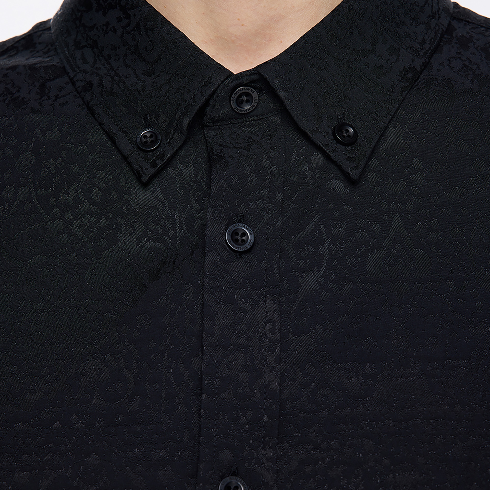 Les Benjamins Classic Unisex Siyah Gömlek