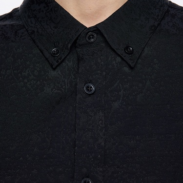  Les Benjamins Classic Unisex Siyah Gömlek