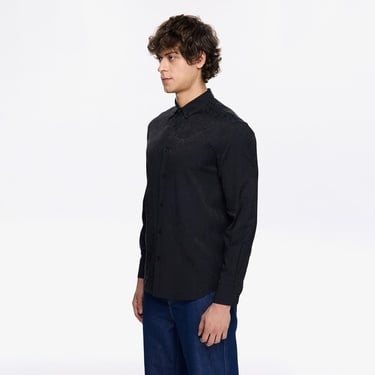  Les Benjamins Classic Unisex Siyah Gömlek