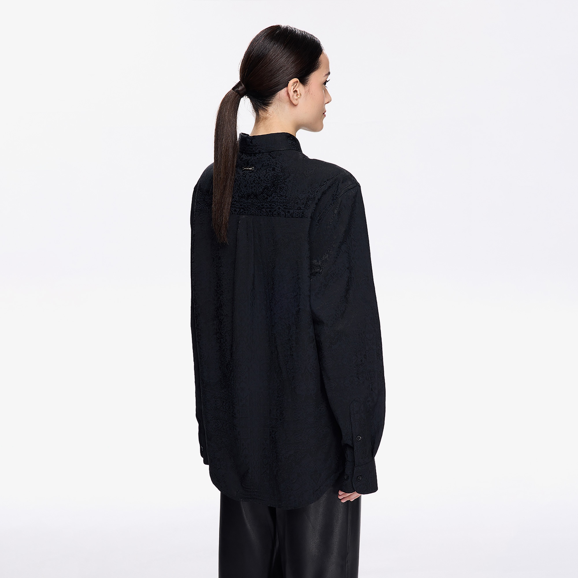 Les Benjamins Classic Unisex Siyah Gömlek