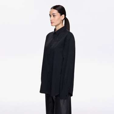  Les Benjamins Classic Unisex Siyah Gömlek