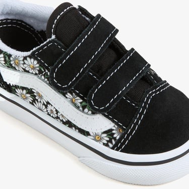 Vans Old Skool Daisies Bebek Siyah Sneaker