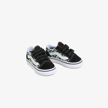  Vans Old Skool Daisies Bebek Siyah Sneaker