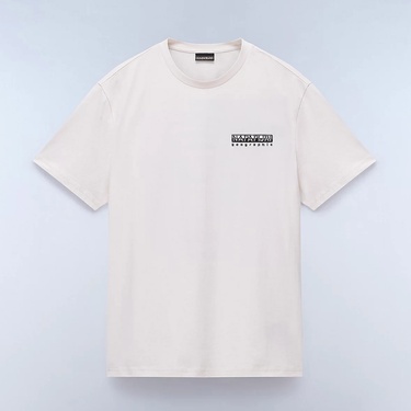  Napapijri  S-Vignoni Back SS Erkek Beyaz T-Shirt