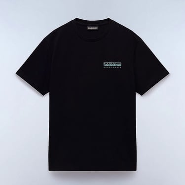  Napapijri  S-Vignoni Back SS Erkek Siyah T-Shirt