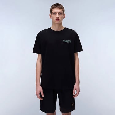 Napapijri  S-Vignoni Back SS Erkek Siyah T-Shirt
