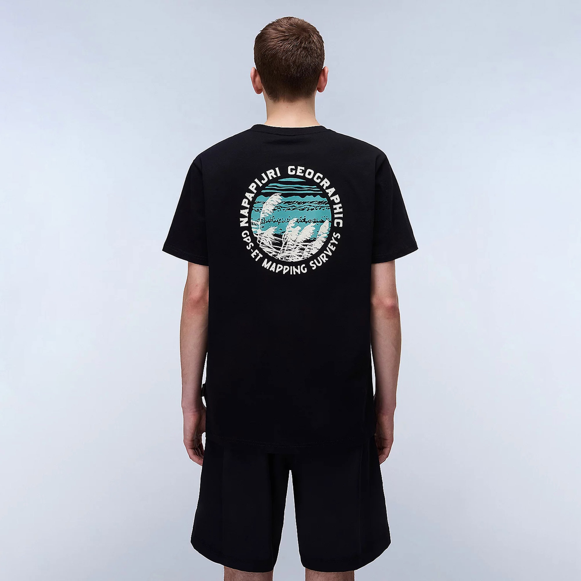 Napapijri  S-Vignoni Back SS Erkek Siyah T-Shirt