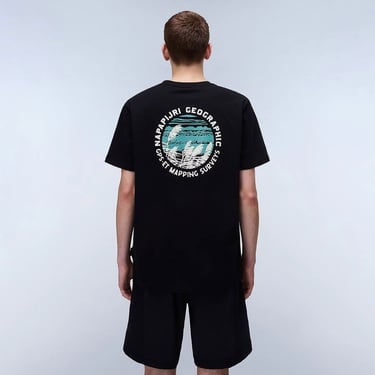  Napapijri  S-Vignoni Back SS Erkek Siyah T-Shirt