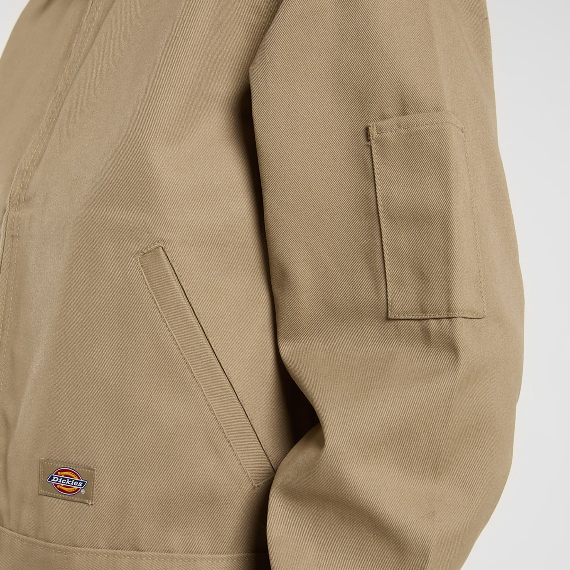 Dickies Unlined Cropped Eisenhower Kadın Haki Ceket